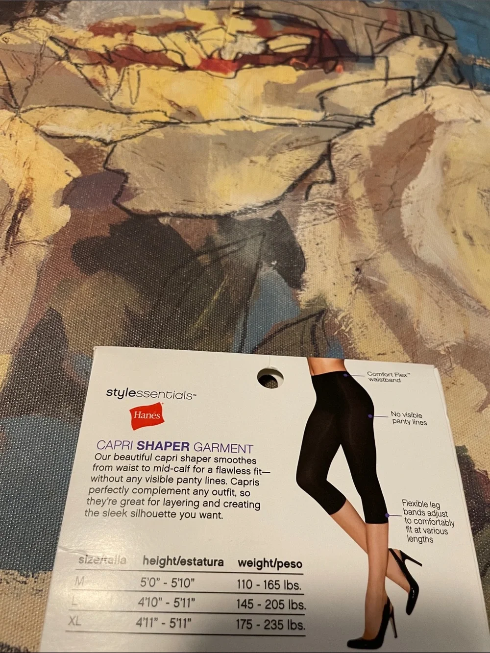🚨DAMAGED PACKAGE🚨 1 Pair Hanes Capri Shaper Garment